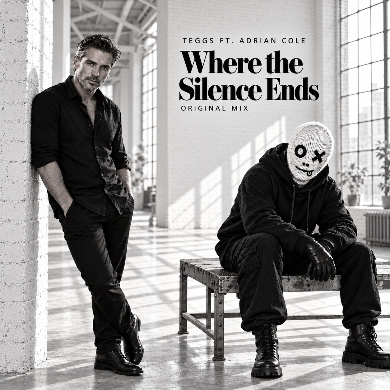 Where the Silence Ends — original TEGGS artwork featuring Adrian Cole